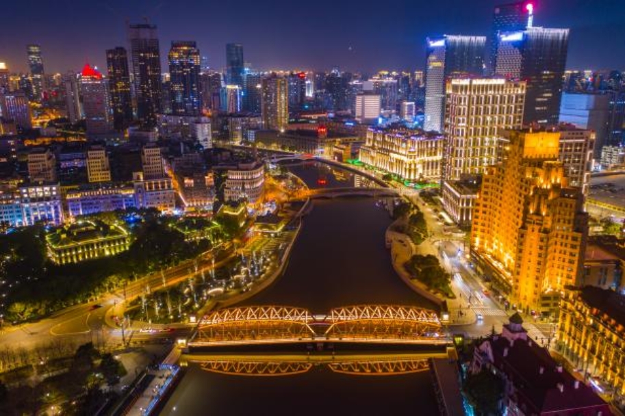 （100-1）210101虹口北苏州路沿河景观-航拍 (21)